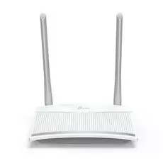 Роутер WiFi TP-LINK TL-WR820N до 300 Мбит/с на 2,4 ГГц, 802.11b/g/n, 1 WAN + 2 LAN 10/100 Мбит/с портов, 2 фиксированные антенны, поддержка PPTP/L2TP/