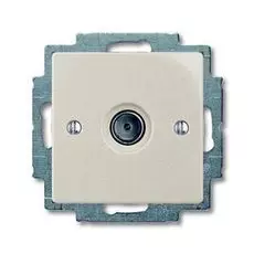 Розетка ABB 1724-0-4310 BASIC 55 телевизионная одиночная (механизм), IP20 (шампань)