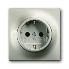 Розетка ABB 2011-0-3791 с заземлением, 16А, 250В, IP20 (шампань)