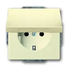 Розетка ABB 2018-0-1465 с заземлением 16А, 250В, IP20 (бежевая)