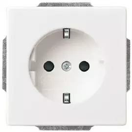 Розетка ABB 2CKA002011A6207 с/з белая