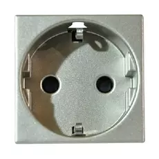 Розетка ABB N2288 CV с заземлением, со шторками 16А, 250В, IP20 (шампань)