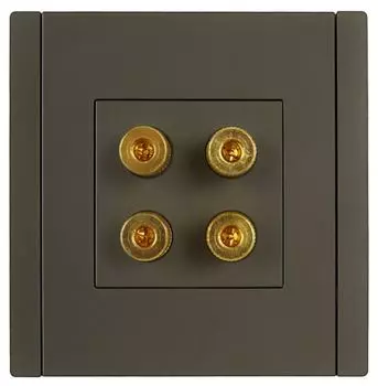 Розетка аудио IEK FP-S40-K03 FORTE&PIANO FP339 серый