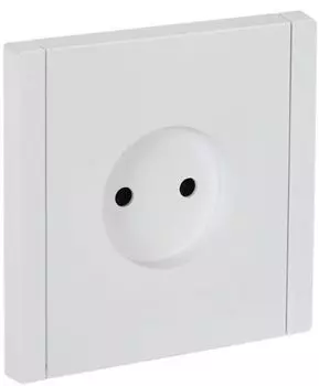 Розетка без заземления IEK FP-R10-10-K01 FORTE&PIANO без защитных шторок в/к 10А FP218 белый