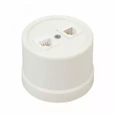Розетка Bironi B1-302-211 пластик, слоновая кость, компьютерная 2-ая RJ45