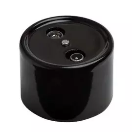 Розетка Bironi B1-304-23 R/TV-Sat проходная, пластик, черный