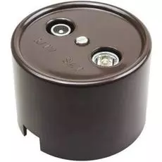 Розетка Bironi B1-305-22 пластик, коричневый, ТV/FM