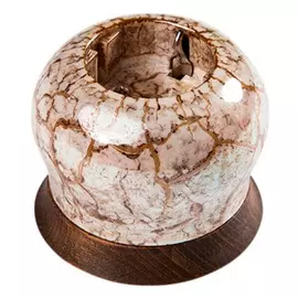 Розетка Bironi B2-101-090/18 золото, с/з