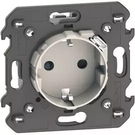 Розетка BTicino KM4141USB LIVING NOW комбинированная немецкого стандарта 2R+З со встроенным зарядным устройством USB C ~250В 16А/=5В 15А, 2 модуля, цв