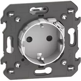 Розетка BTicino KW4141USB LIVING NOW комбинированная немецкого стандарта 2R+З со встроенным зарядным устройством USB C ~250В 16А/=5В 15А, 2 модуля, цв