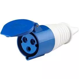 Розетка DEKraft 26013DEK РП-102 переносная 223 2Р+РЕ 32А 220В IP44