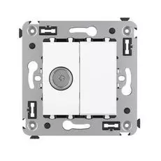 Розетка DKC 4400513 в стену, TV приходная, "Белое облако", "Avanti"