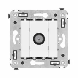 Розетка DKC 4400523 TV оконечная в стену, "Белое облако", "Avanti"