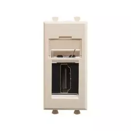 Розетка DKC 4405251 HDMI модульная, тип А-А, "Ванильная дымка", 1 модуль, "Avanti"