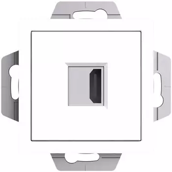 Розетка HDMI Systeme Electric ATN000180 AtlasDesign механизм, белая
