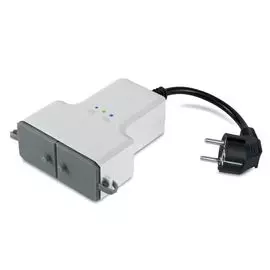 Розетка HIPER IoT Panel E02 умная, защищенная от воды, двойная Wi-Fi/AC 100-250В/16А/50/60 Гц/3600Вт/IP55