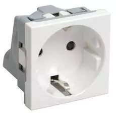Розетка IEK CKK-40D-RSZB2-K01-K с з/к 2к (на 2 модуля) РКС-20-30-П-К ПРАЙМЕР белая