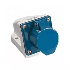 Розетка IEK PSR11-016-3 кабельная 16А 2Р+E IР44 на поверхность 230В 113