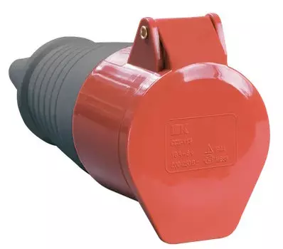 Розетка IEK PSR22-032-4 кабельная 32А 380В 3P+PЕ ССИ-224 IP44