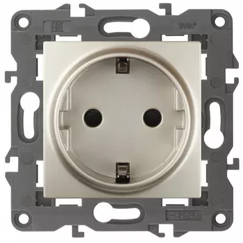 Розетка ЭРА Б0034268 14-2101-04 Elegance шампань с/з