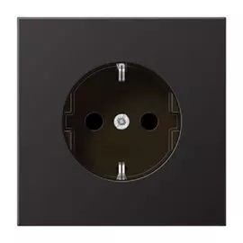 Розетка Jung AL1520D с/з безвинт. зажим LS 990 dark