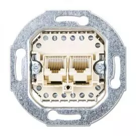 Розетка Jung EPUAE8-8UPO EcoProfi Мех телефонная 2-ая наклонная UAE