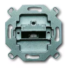 Розетка Jung EPUAE8UPOK6 EcoProfi Мех компьютерная 1-ая наклонная 6 кат UAE экранированная