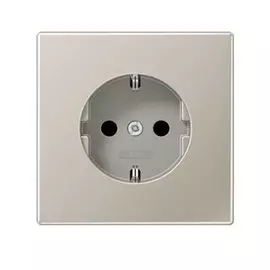 Розетка Jung ES1520 с/з безвинт. зажим LS 990 Edelstahl