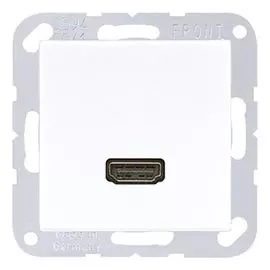 Розетка Jung MAA1112WW HDMI 1-ая A 500 белая