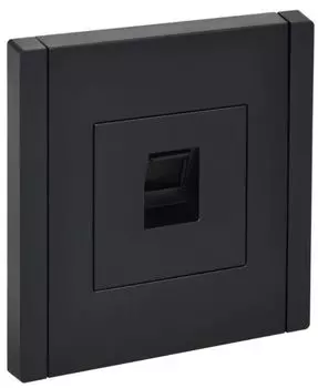Розетка компьютерная IEK FP-K10-1-K02 FORTE&PIANO RJ45 кат.5E FP132 черный