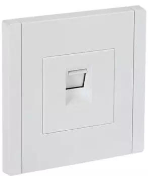 Розетка компьютерная IEK FP-K10-1-K01 FORTE&PIANO RJ45 кат.5E FP232 белый