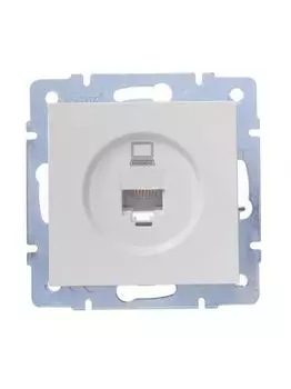 Розетка компьютерная Lezard 742-0288-139 1-м СП Vesna механизм, белая