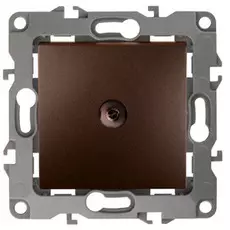 Розетка Lanmaster LAN-EC45x45-TV-BRZ TV, 45х45, бронза