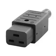 Розетка Lanmaster LAN-SIP-23IEC-C19 IEC 60320 C19, 16A, 250V, формата Mosaic, 45x45 мм