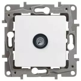 Розетка Legrand 672263 Etika - TV, проходная, 14 дБ, 5-862 мГц, белая