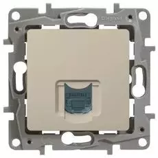 Розетка Legrand 672353 Etika сл.кость комп (RJ45) 6 кат. UTP