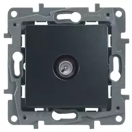 Розетка Legrand 672665 Etika - TV, оконечная, 5 дБ, 5-862 мГц, антрацит
