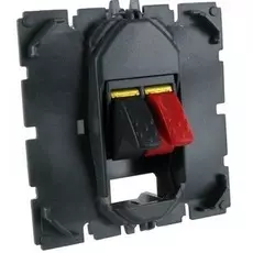 Розетка Legrand 67311 для колонки, безвинтовой зажим с маркировкой