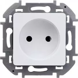 Розетка Legrand 673710 Inspiria белая 2К - 16 А - 250 В