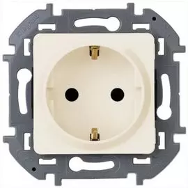 Розетка Legrand 673721 Inspiria слоновая кость 2К+З - немецкий стандарт - 16 А - 250 В