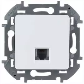 Розетка Legrand 673820 Inspiria белая RJ11