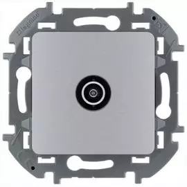 Розетка Legrand 673872 Inspiria алюминий TV - оконечная - 10 дБ - 5-862 мГц
