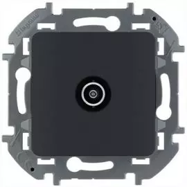 Розетка Legrand 673873 Inspiria антрацит TV - оконечная - 10 дБ - 5-862 мГц