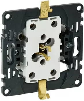 Розетка Legrand 753031 Valena Мех IN'MATIC, 2-ная с/з, со шторками, безвинт. зажим