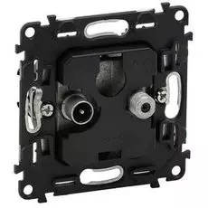 Розетка Legrand 753071 Valena Мех IN'MATIC Розетка TV-SAT проходная (1,5дБ/14дБ, диапазоны 5-862МГц/950-2400 МГц.)