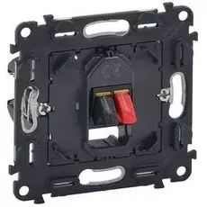 Розетка Legrand 753072 Valena IN'MATIC - акустическая, с пружинными зажимами, одиночная
