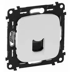 Розетка Legrand 753738 Valena ALLURE DIY, ТЛФ 1-ая (RJ11), белая