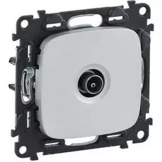 Розетка Legrand 753951 Valena ALLURE DIY, TV "звезда" 0-2400 Мгц, алюминий