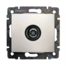 Розетка Legrand 770129 Valena телевизионная ТV, звезда, в рамку, 2400мГц, 1.5дБ, IP20 (алюминий)