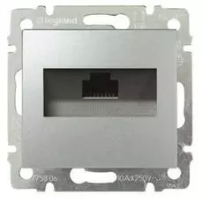 Розетка Legrand 770246 Valena RJ-45 1 пост, алюмин.